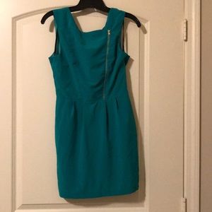 Teal cocktail dress